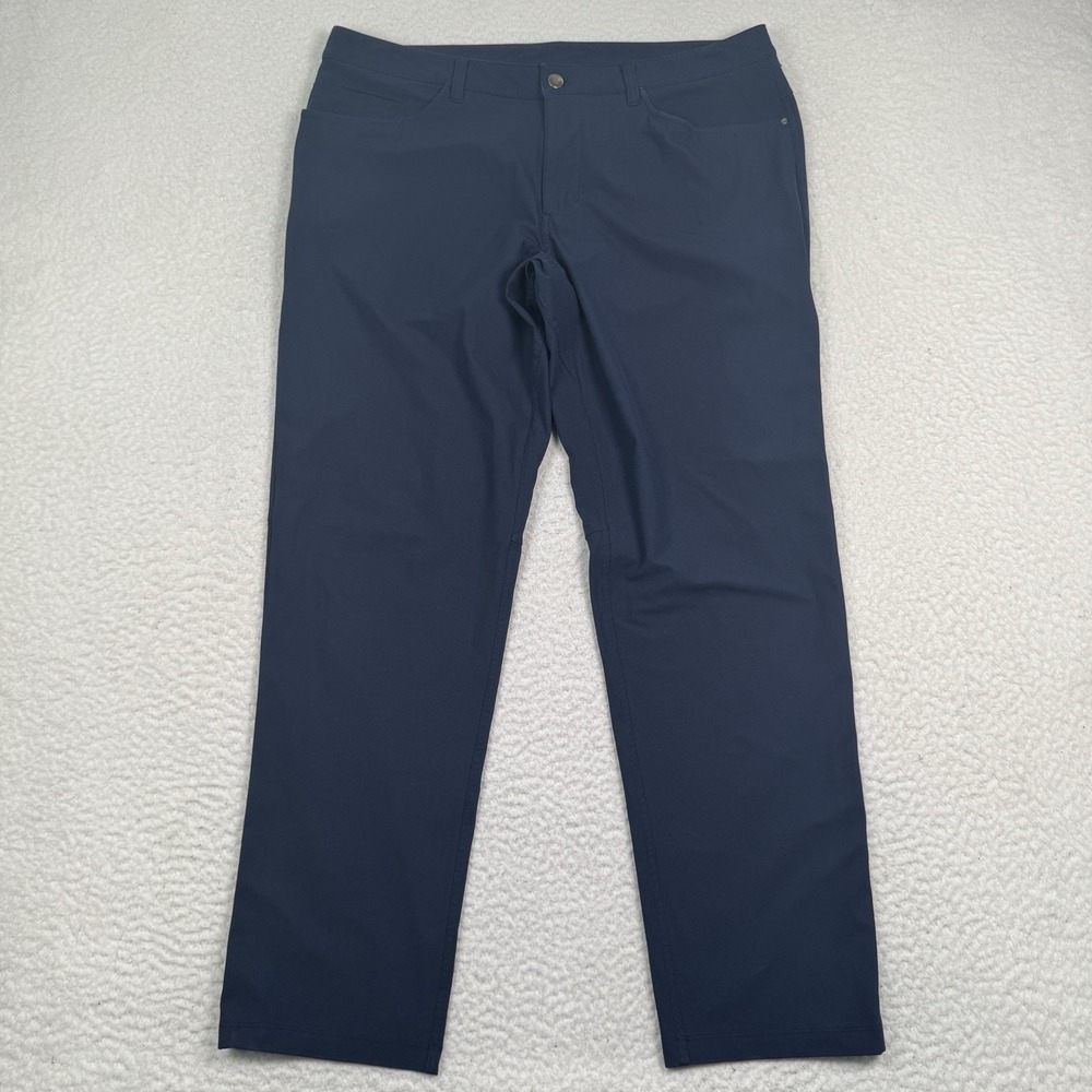 Lululemon ABC Pant Warpstreme Stretch Classic Mens 36 x 30.5 Navy LM5426S
